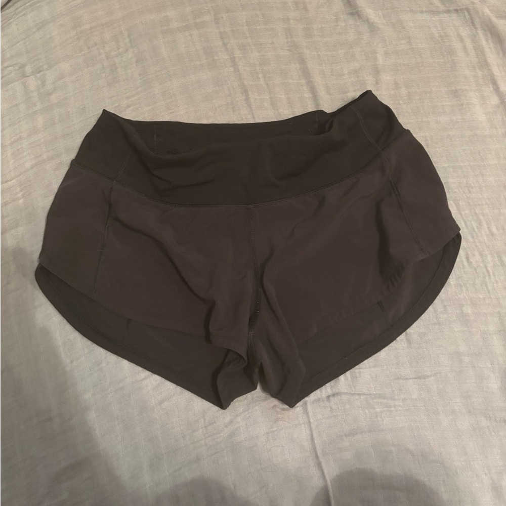 Lululemon Black Low Rise Speed Up Shorts 8